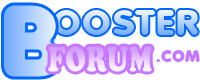 Nous sommes inscris sur BoosterForum ! Logo